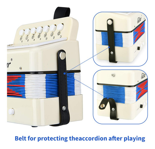 Juguete Con Botones Accordion Eastar Kids Con 10 Teclas Para