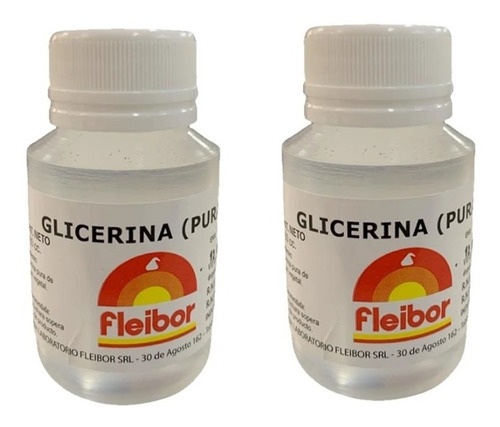 Glicerina Vegetal Para Reposteria 60cc Fleibor X 2 U
