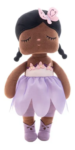 Black plush cheap doll
