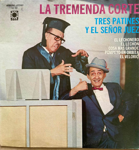 La Tremenda Corte Lp Vinyl Tres Patines Y El Señor Juez 1968