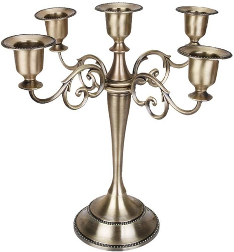 Candelabro De L De 5 Velas Centro De Mesa Candelabro De...