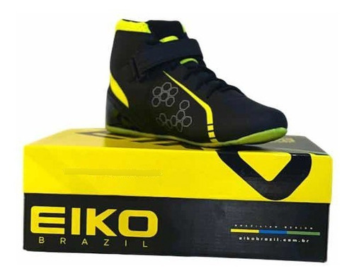 Sapatilha Kart Eiko Brazil Preto/amarelo Flúor