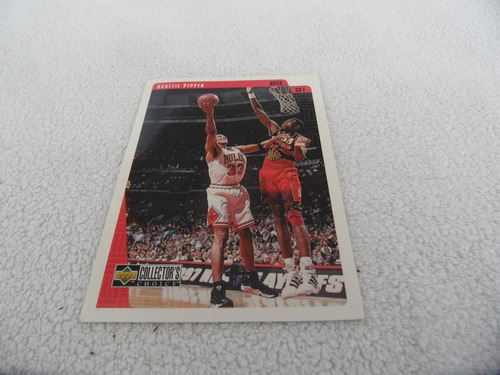 Tarjeta Basquet Scottie Pippen Upper Deck Collectors 1998 (Usado)