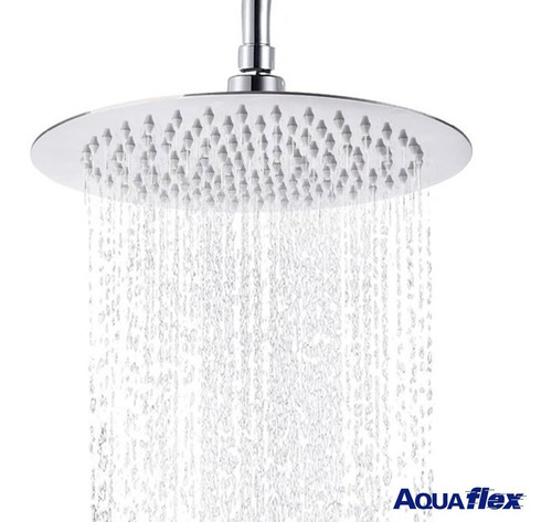 Imagen 3 de 9 de Ducha 30cm Redonda Lujo De Techo Baño 7052c C3t Aquaflex