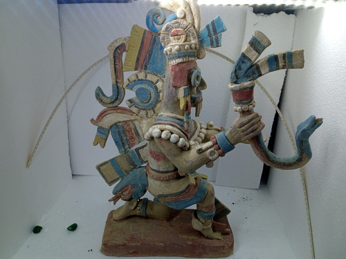 Tlaloc Dios Del Agua Figura De La Cultura Zapoteca De Barro 