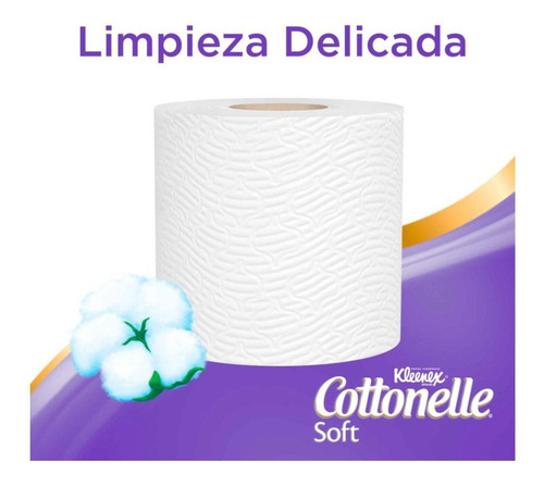Papel Higiénico Kleenex Cottonelle Soft Pack 40 Rollos