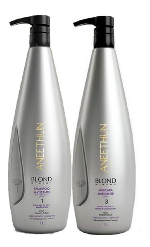 Kit Matizante Blond System Aneethun 1 Litro Profissional