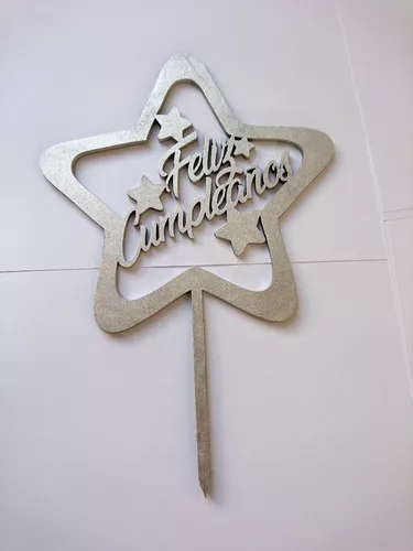 MANTEL ESTRELLAS Y LETRERO FELIZ CUMPLEAÑOS R-16269 CJ600-PAQ12 @PAQ12 –  FOREVERH3