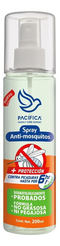 Repelente De Mosquitos En Spray De 200 Ml Pacifica