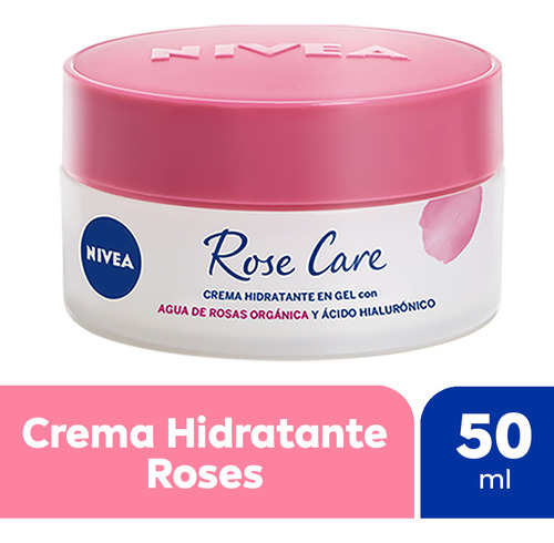 Nivea Rose Care Crema Hidratante En Gel X 50ml Momento de aplicación Día/Noche Tipo de piel Todo tipo de piel