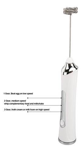 Handheld Electric Milk Frother 3 Speeds
