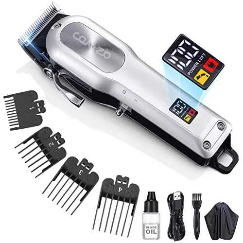 Cortapelos Profesional Cuchilla Ajustable por Palanca, Precisa Maquina  Cortar Pelo con LCD Pantalla, Recortadora de Barba Eléctrica, Cortapelos  Hombre Inalámbrico Cortadora de Cabello Batería Potente : : Belleza