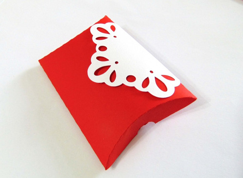 10 Embalagem Caixa Travesseiro Pillow Box - Lembrancinhas
