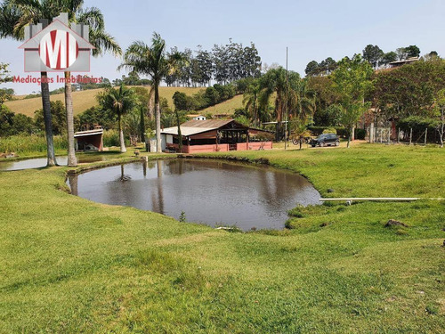 Linda Chácara Com 5 Dormitórios, Pomar, Horta, Galinheiro, 05 Tanques Para Peixes, Campinho, À Venda, 13000 M² Por R$ 750.000 - Pinhalzinho/sp - Ch0778