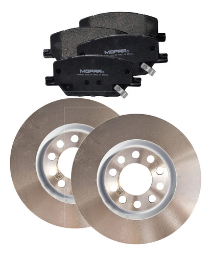 Jogo De Disco E Pastilha Dianteiro Fiat Toro 2022 A 2024