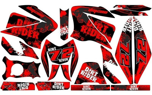 Stickers Para Moto Nitrox200 Mod-71