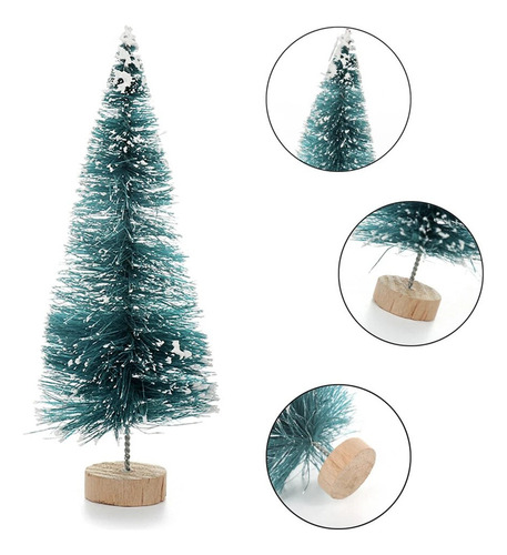 Árbol De Navidad Pequeño Hecho A Mano, 48 Unidades, De Pino