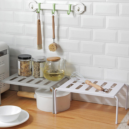 Organizador De Estantes De Cocina Expandible Para Vajilla Y