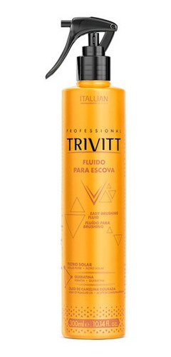 Imagem 2 de 3 de Kit Shampoo+ Condicionador+ Hidratação+fluido Escova-trivitt