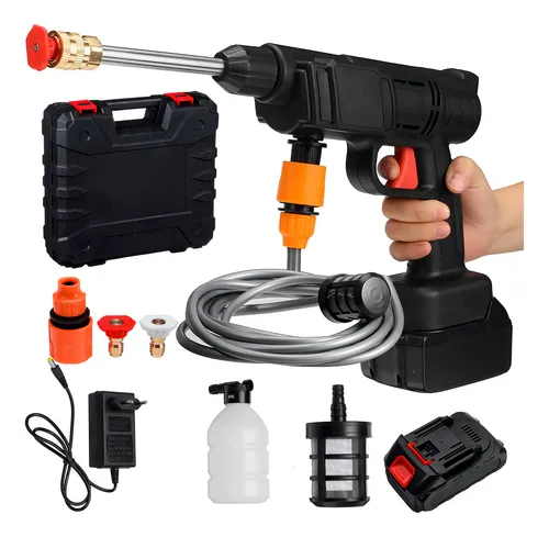 comprar Lavadora Jato De Alta Pressão Recarregável Sem Fio Portátil Cor Preto 110Vu002F220V