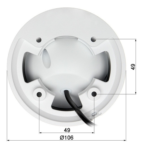 Imagen 2 de 2 de Cámara 4 En 1 Domo Con Micrófono 2mpx Ir 50m Marca Dahua