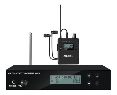 Sistema Inalámbrico Monitoreo In Ear Anleon S3 Kit