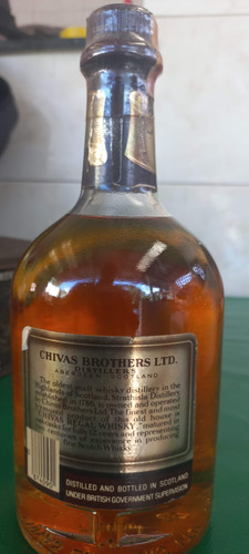 Antigo Whisky Chivas Regal 12 Anos, 750ml Com Caixa Original