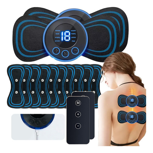 Mini Masajeador Eléctrico Corporal Portátil Con