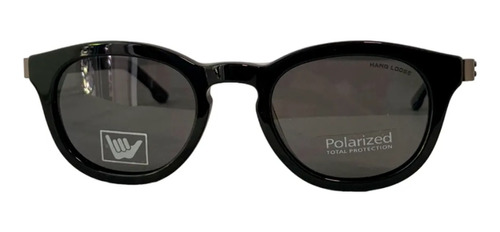 Lentes De Sol Negros Circulares Hang Loose Febo