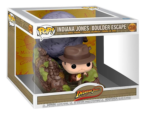 Funko Pop Indiana Jones 1360 Boulder Escape Original Scarles