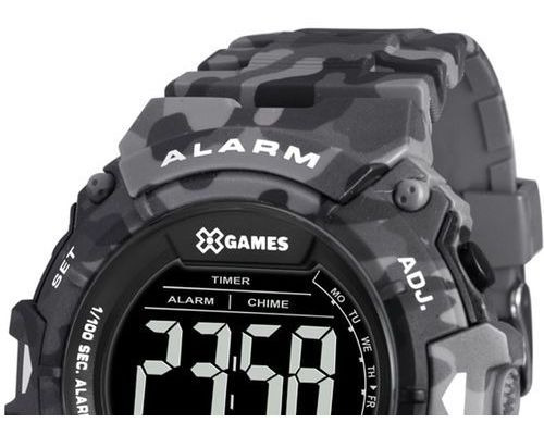 Relógio Masculino Camuflado X-games Digital Silicone +nf
