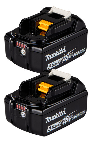 Kit 2 Bateria 18v Litio Li-ion Makita Bl1830 3ah