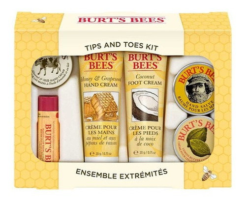 Tips And Burt's Bees Kit Set Cuidado Personal Crema Balsamo