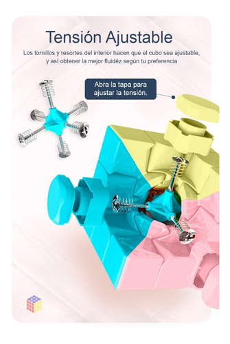 Cubo Rubik Moyu Meilong Jinzita Macaron Pyraminx + Estuche