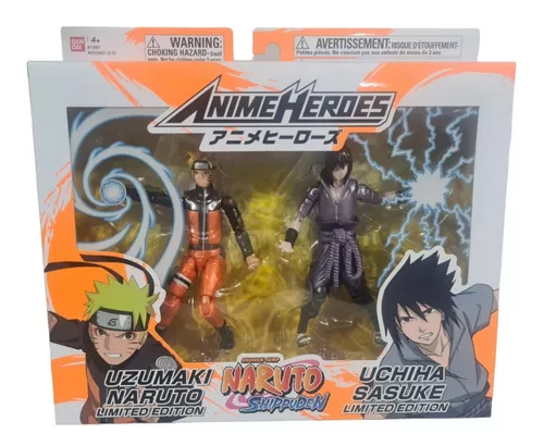 Bandai Naruto Anime Heroes Naruto & Sasuke Uchiha Rival Pack