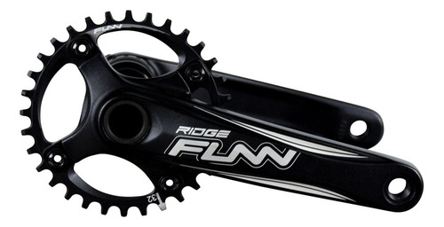 Monoplato 32t Fun Ridge P/bicicleta Negro
