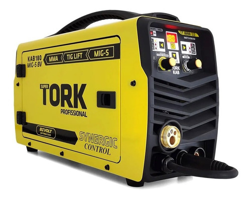 Imagem 2 de 7 de Máquina Solda Inversora Tork Mig Mma Tig 180a 3 Em 1 Bivolt