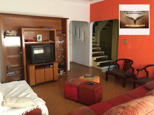 Imagem 4 de 10 de Casa De 240 M ² Com 03 Dormitórios ( 1 Suíte ) 04 Vagas De Garagem Residencial À Venda, Vila Palmares, Santo André. - Ca0079