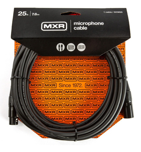 Cable Mxr Microfono 7,6 Mt