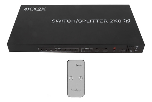 Conmutador De Interfaz Multimedia Hd 2x8 4kx2k 2 Entradas 8