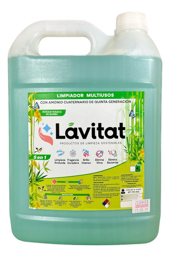 Limpiador Multiusos Bosque Magico De Bambu 4l - Lavitat