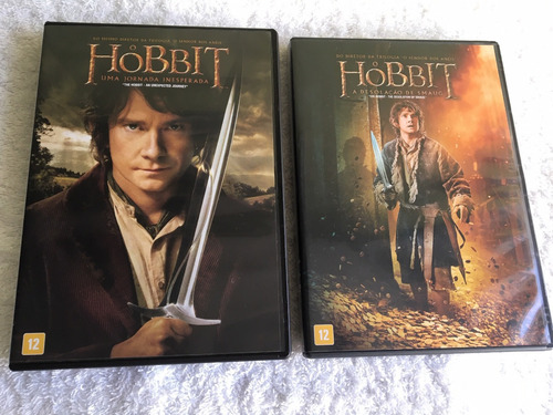 Imagem 1 de 3 de 2 Dvd Hobbit - Filme (frete Grátis)