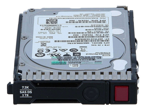 Imagen 3 de 4 de Disco Duro Hp Proliant 2tb Sas 12g 7.2k 2.5'' Sff Hot Plug