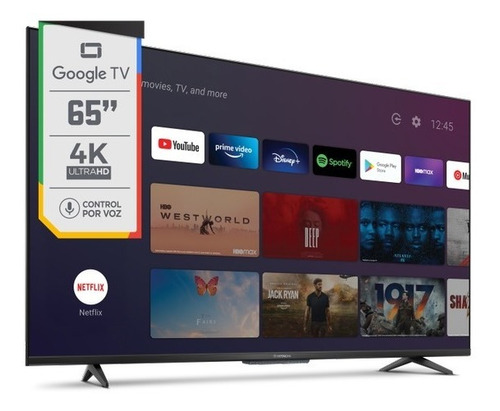 Imagen 2 de 4 de Smart Tv 65 4k Hitachi Le654ksmart24 Android Tv Nuevo Gtia