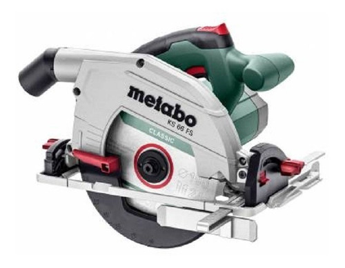 Sierra Circular Manual Metabo 7 1/2 Ks 66 1500 W Frecuencia Gris