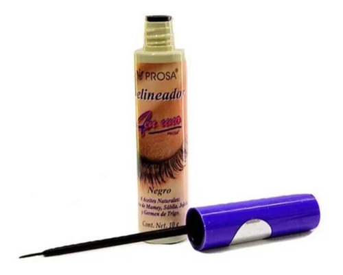Delineador Liquido Clásico 4 En 1 Prosa 4 Aceites Naturales Negro