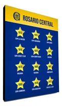Comprar Cuadro Titulos Rosario Central 40x30 Cm Campeon Copas