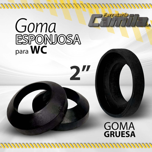 Goma Esponjosa Para Wc Gruesa 2  / 08561