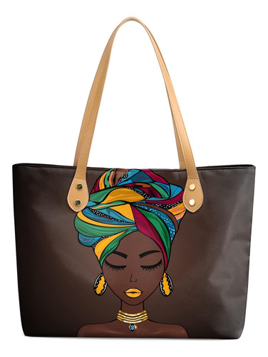 Fznhql Bolsos De Mano De Moda Black Magic Melanin Girls Para