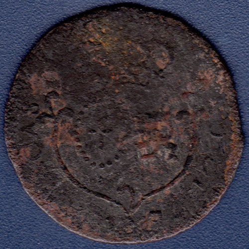 Imagen 1 de 2 de Moneda De 1/4 De Real De 1817 P Provincia Caracas Cuartillo